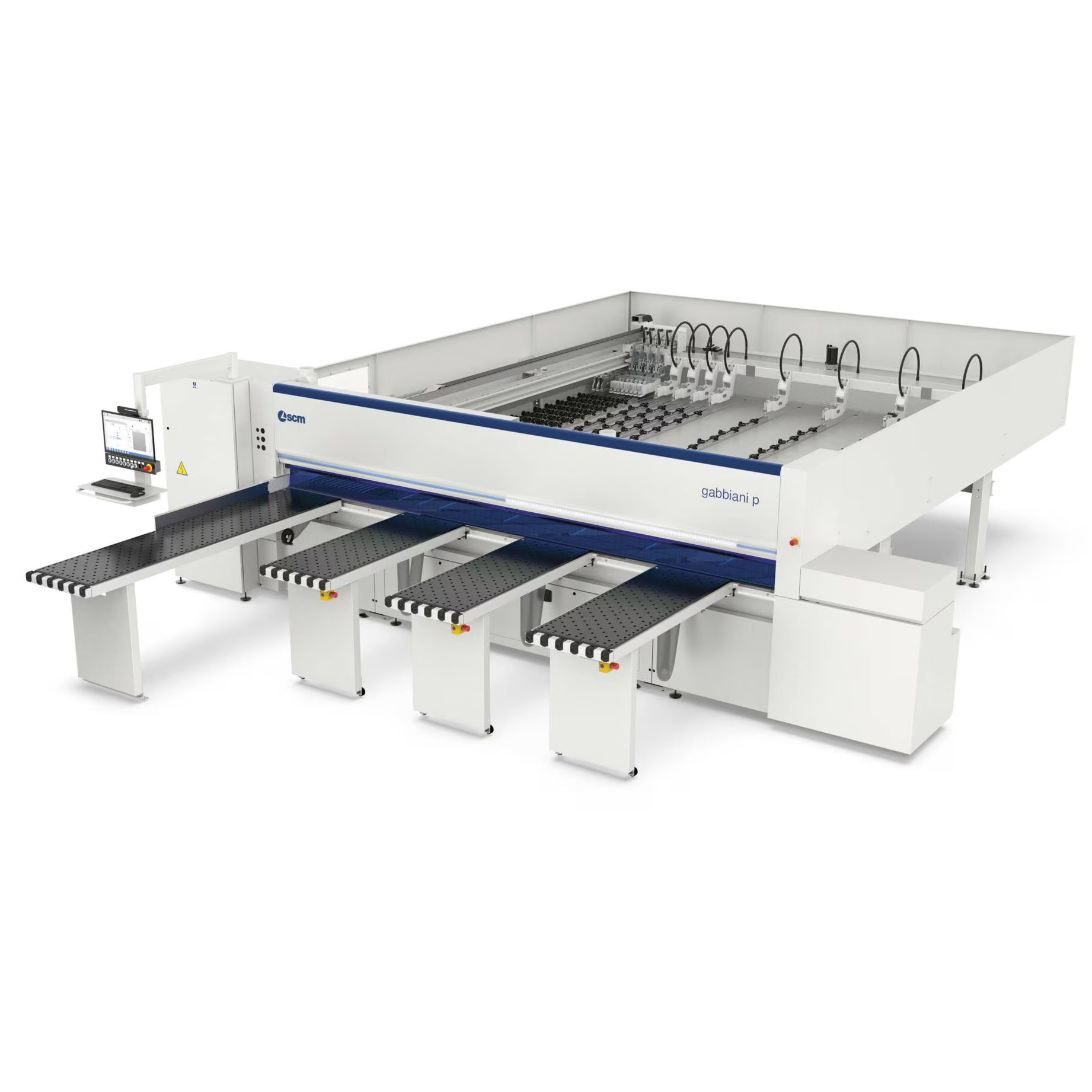 SCM Gabbiani opdeelzaagmachines serie P / PT