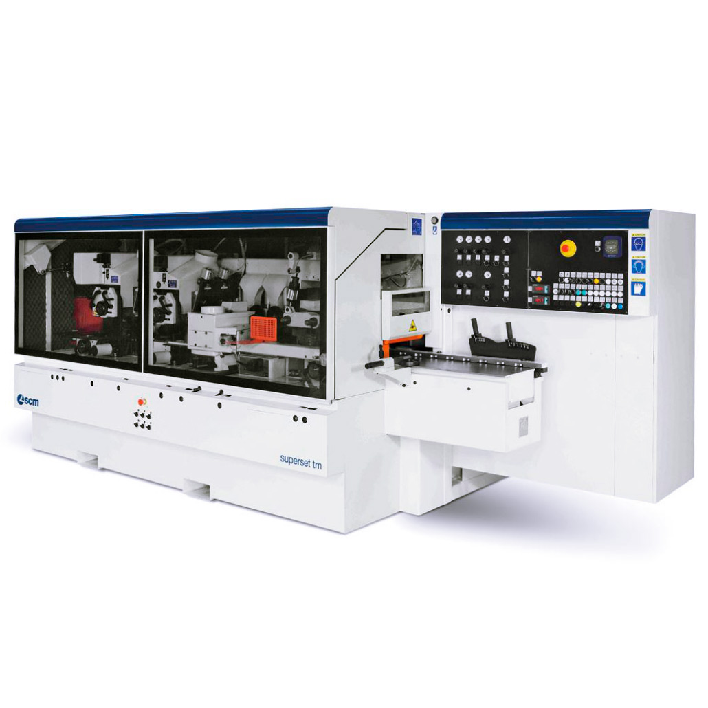 SCM vierzijdige schaafmachine Superset-serie
